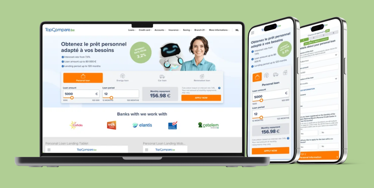 Topcompare.be – Comparison Platform