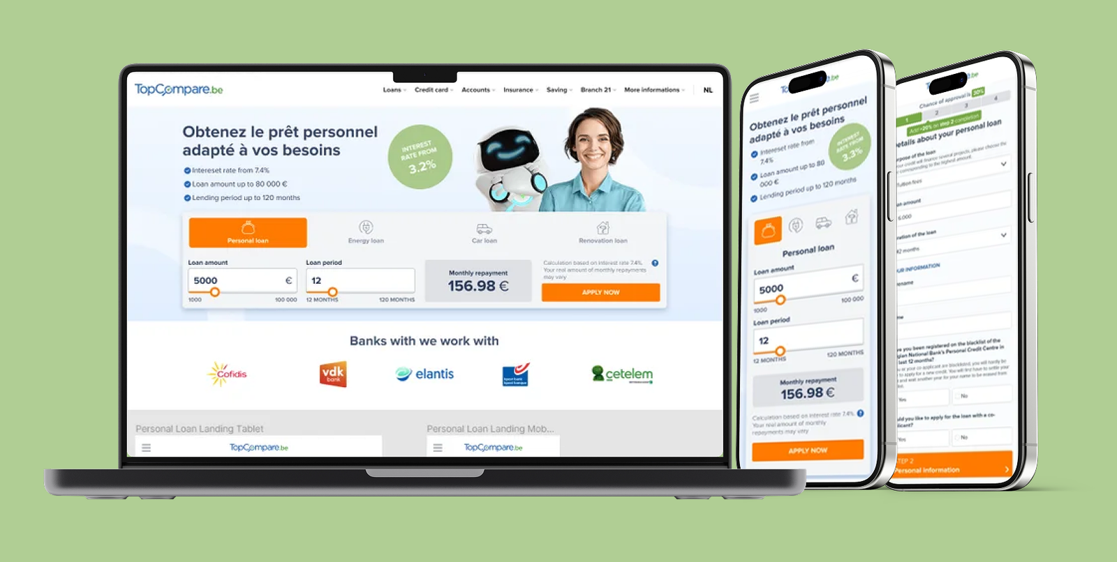 Topcompare.be – Comparison Platform
