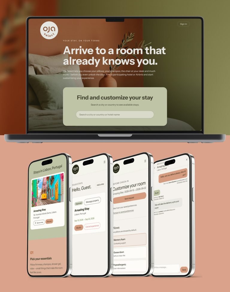 Oja Select – Customize Your Stay